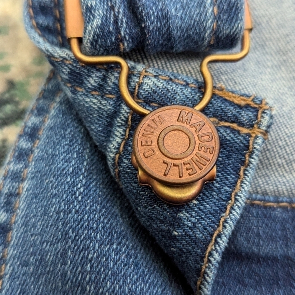 Madewell Roadster Blue Jean Overalls Size M - Picture 11 of 12